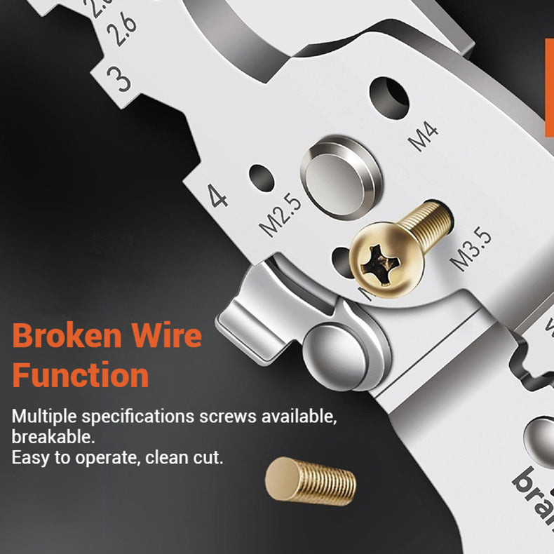 🔥🔩Multifunctional foldable test pliers with two-color non-slip handle, practical and effortless.✨