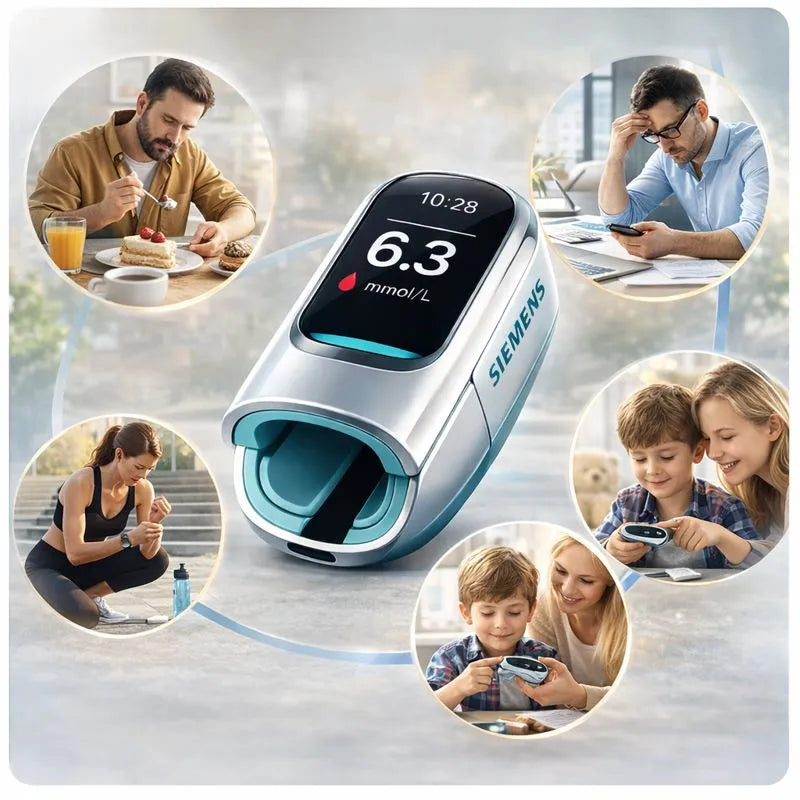 Siemens™ new non-invasive smart blood glucose meter 💉 Painless blood glucose measurement in 3 seconds 🔥