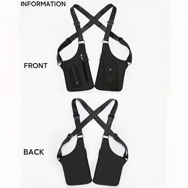 Adjustable Underarm Shoulder Bag for Men and Women - Anti-theft Hidden Storage for Cell Phones and Other Hunting and Outdoor Gear