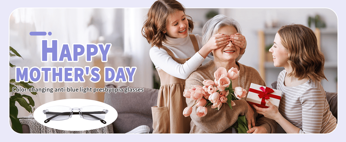 🔥Color-changing anti-blue light presbyopia glasses