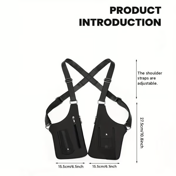 Adjustable Underarm Shoulder Bag for Men and Women - Anti-theft Hidden Storage for Cell Phones and Other Hunting and Outdoor Gear