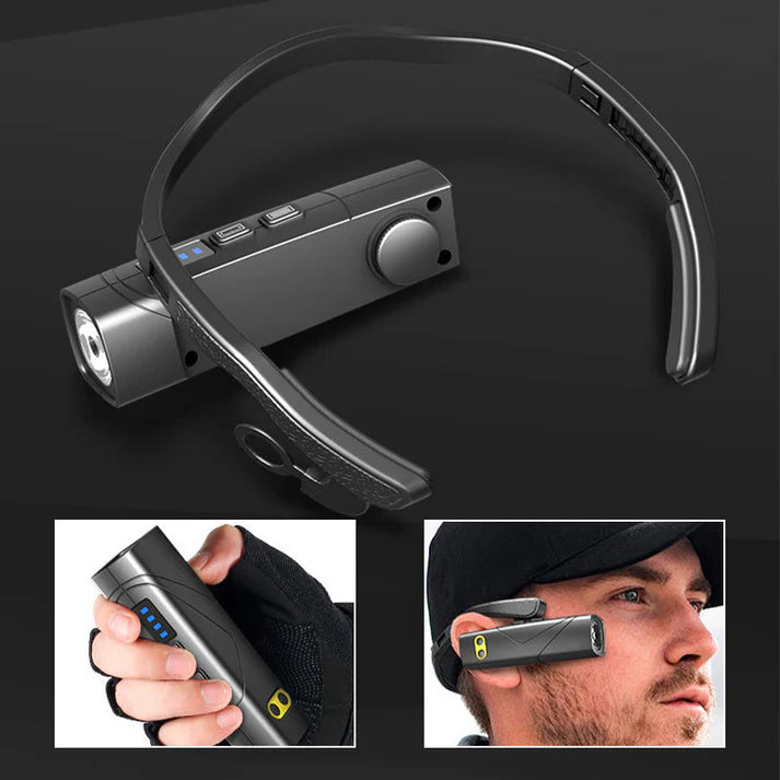 💡 60% OFF NOW! 🔥 LED Rechargeable Ear Headlamp - Ultra-Light & Hands-Free, Perfect for Running and Night Activities ✨