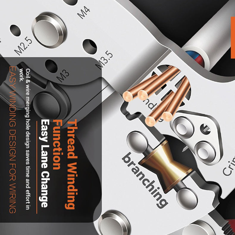 🔥🔩Multifunctional foldable test pliers with two-color non-slip handle, practical and effortless.✨