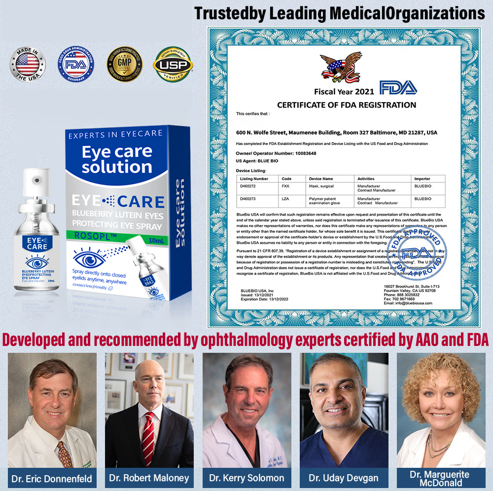 👩‍⚕️ROSOPLTM Nano Eye Drops Spray is developed by ophthalmologists and is backed by practical results.