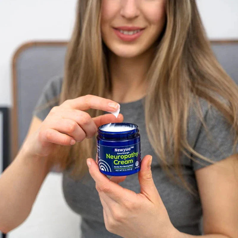 Newyuo™ Neuropathy Relief Cream, Pain Relief for Feet, Toes, Legs, Hands & Arms