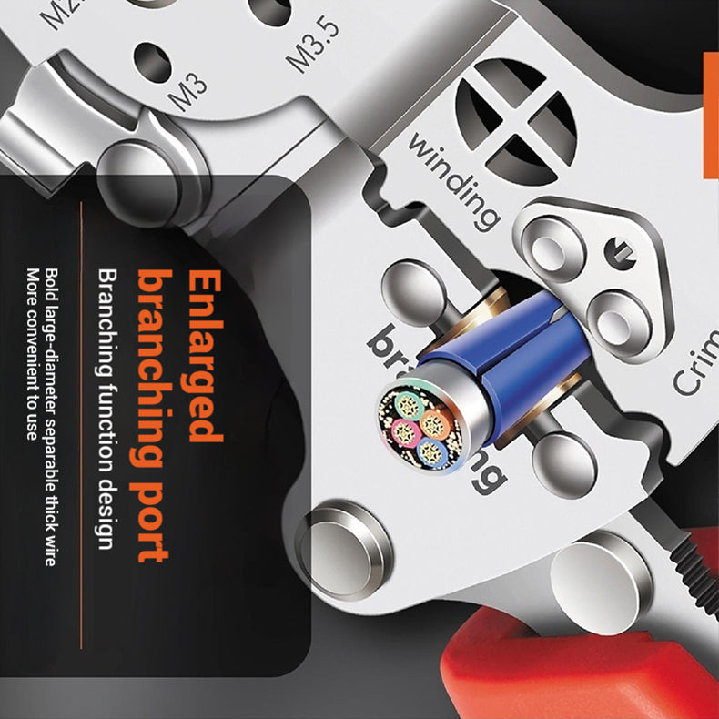 🔥🔩Multifunctional foldable test pliers with two-color non-slip handle, practical and effortless.✨