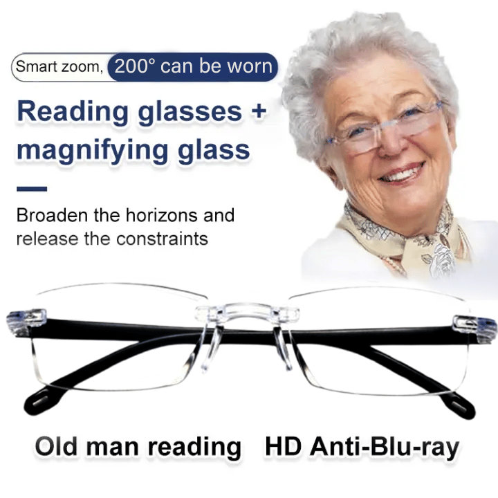 🔥Color-changing anti-blue light presbyopia glasses