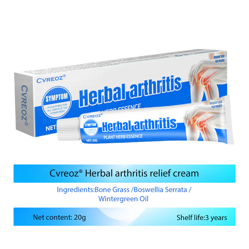 Cvreoz® Herbal arthritis relief cream：Joint & Muscle Pain – Deep Penetration, Instant Comfort