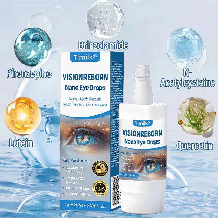 Timilk® VisionReborn Nano Eye Drops — 🌿Nano Actives, Vision Without Surgery