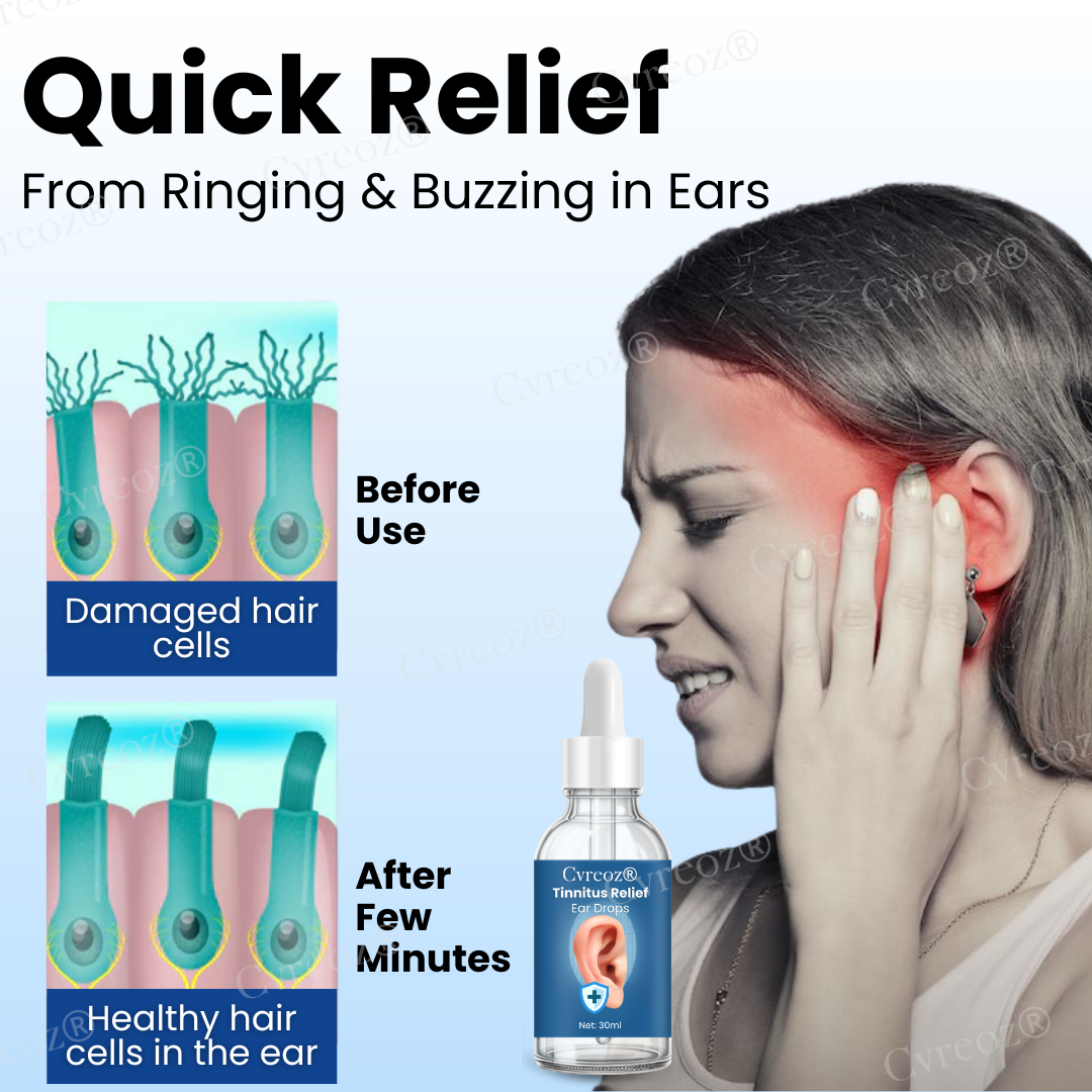 Cvreoz® Tinnitus Relief Ear Drops