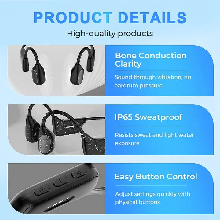 🎁Limited Holiday Offer🎄Bqyoom X1 Hear the Joy Again — Smart Bone Conduction Hearing Headphones 1