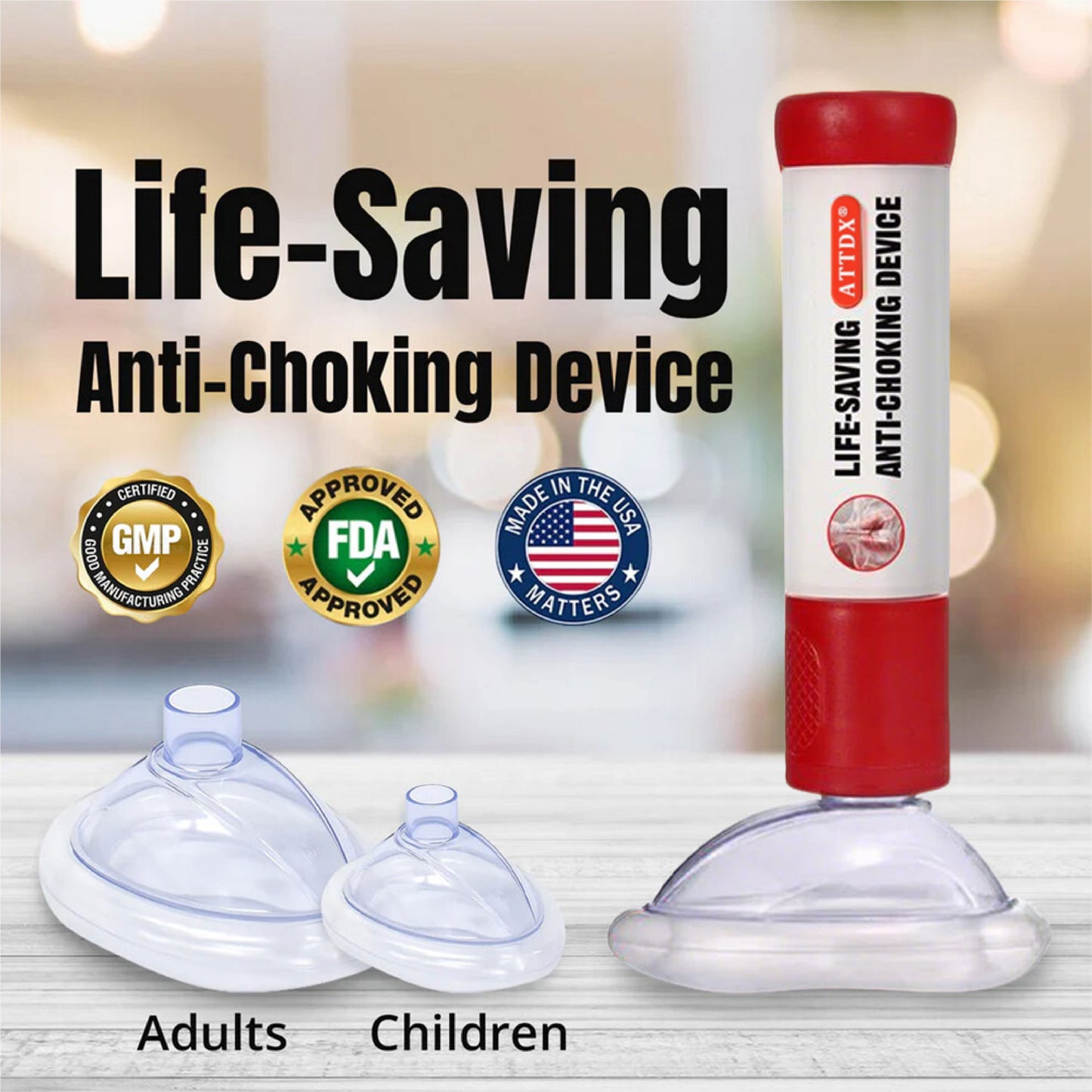 ATTDX® Prime Life-Saving Anti-Choking Device