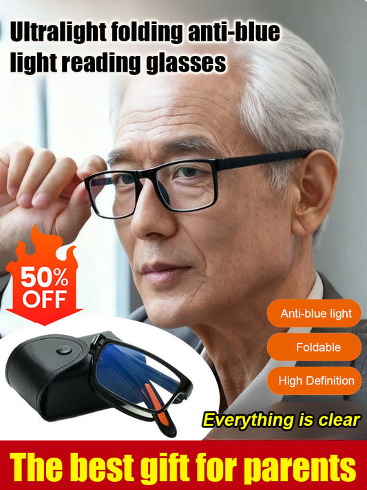 👍🏻【Highly recommended by ophthalmologists】🔥Ultra-light folding reading glasses, no eye exam required✨️