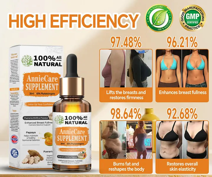 AnnieCare®Pueraria Mirifica Papaya Natural Supplement📈(Fuller Breasts - Boosts Fat Metabolism - Restores Skin Elasticity)