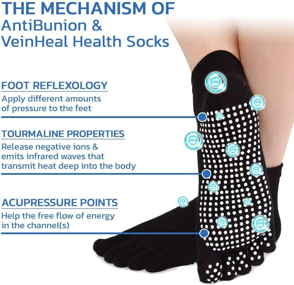 YUNPSOTM Anti - Bunion and Vein Heal Health Socks - Health Sock Bunion Relief Socks Corrector Ortho for Women & Men