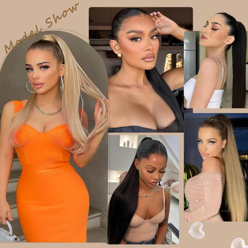45CM High Temperature Silk Ponytail Hair Extension