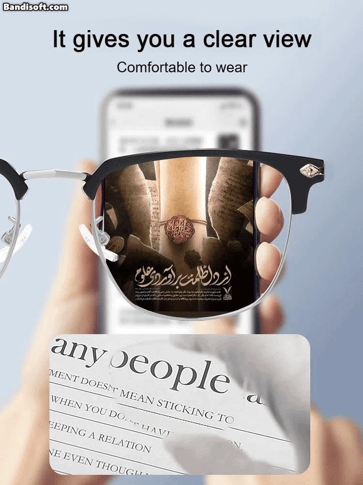 Intelligent Zoom Ultra Light Anti-Blue Light Reading Presbyopic Glasses