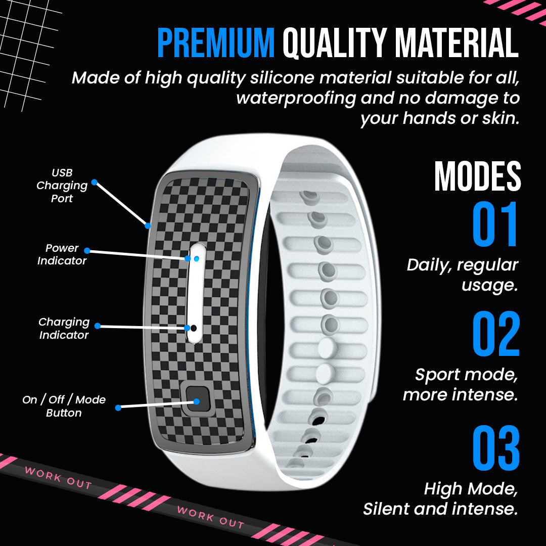 Ultrasonic Body Shape Wristband