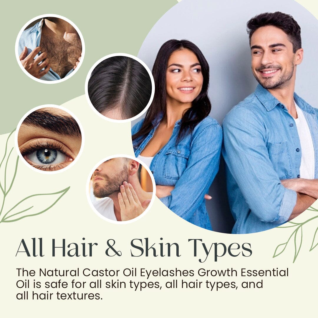 Natural Castor Oil Eyelashes Growth Essential Oil