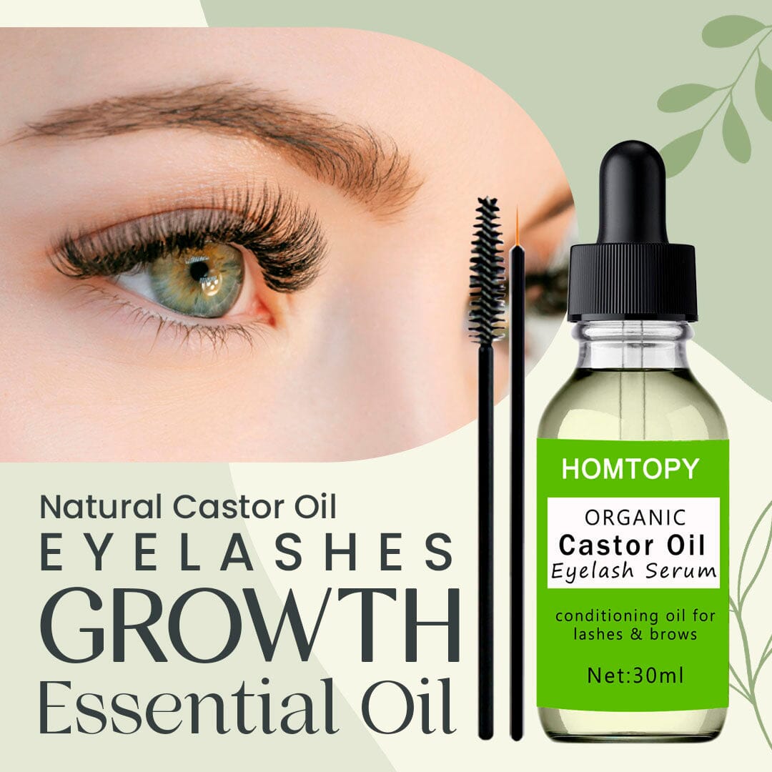 Natural Castor Oil Eyelashes Growth Essential Oil