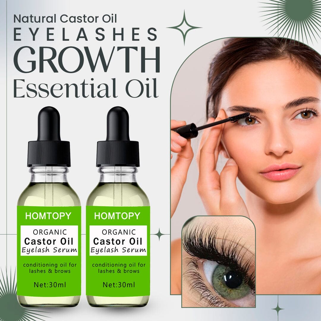 Natural Castor Oil Eyelashes Growth Essential Oil