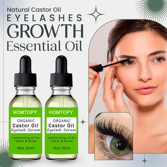 Natural Castor Oil Eyelashes Growth Essential Oil