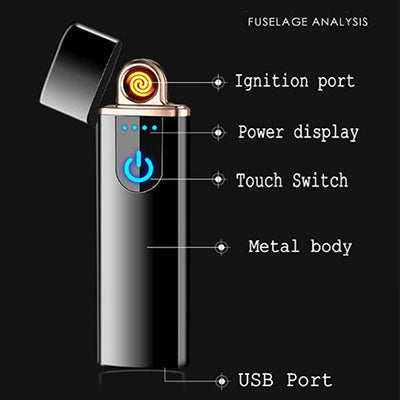 Rechargeable USB Touch Lighter